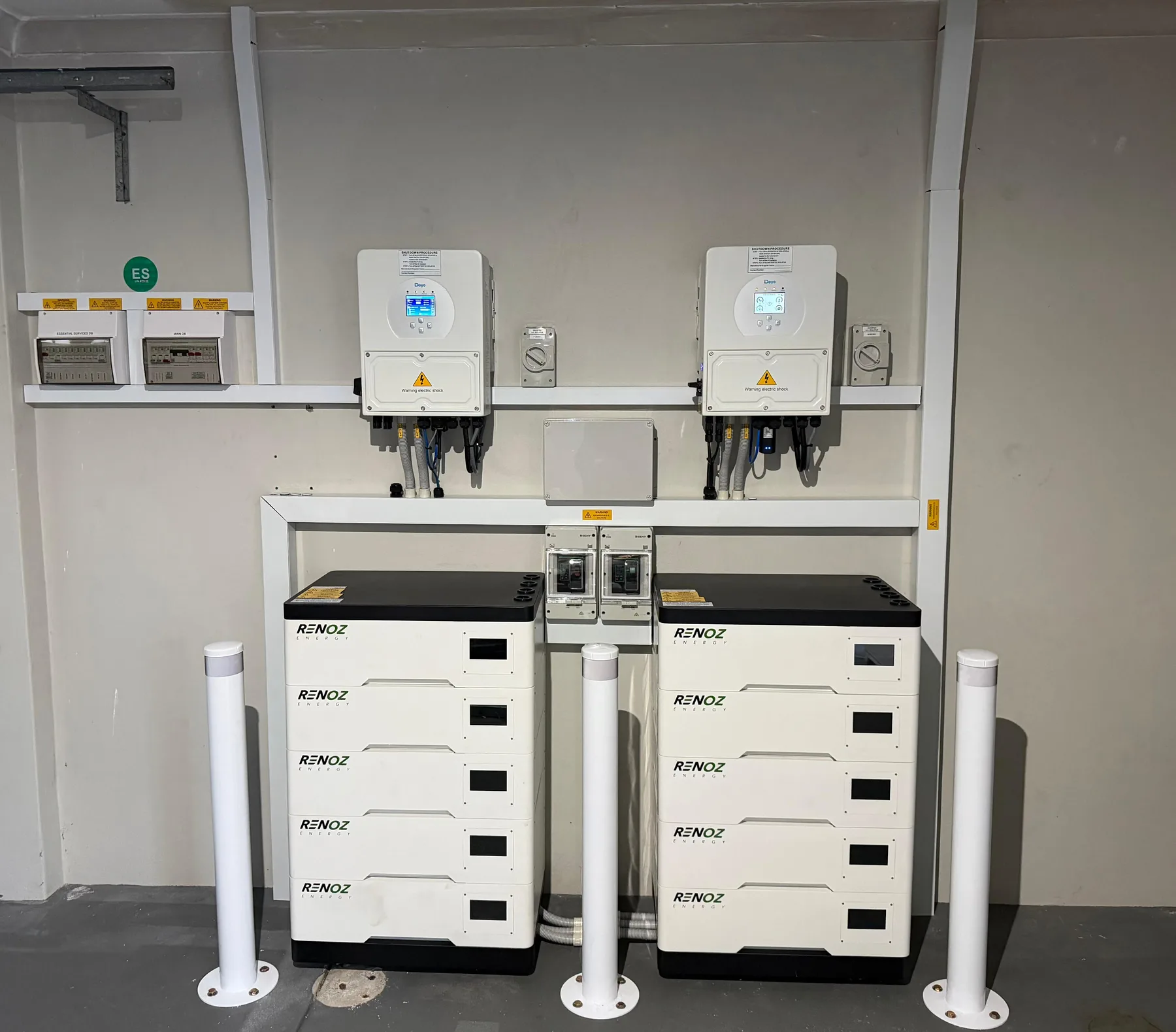 Gala Energy 50kWh LV battery installation